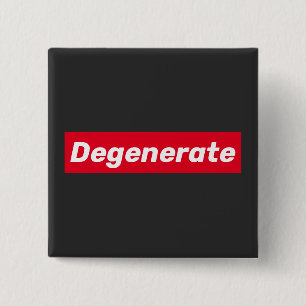 degenereren vierkante button 5,1 cm