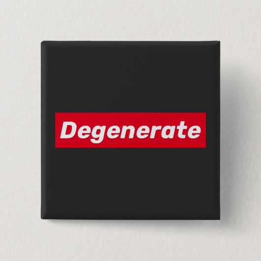 degenereren vierkante button 5,1 cm (Voorkant)