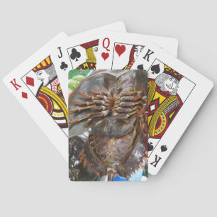 Degengste Krab ... Thais Asiatisch Straatvoedsel Pokerkaarten