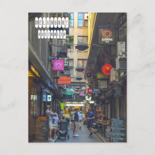 Degraves Street in Melbourne Briefkaart