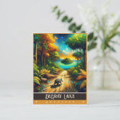 DeGray Lake, Arkansas |  schilderij Briefkaart (Staand voorkant)