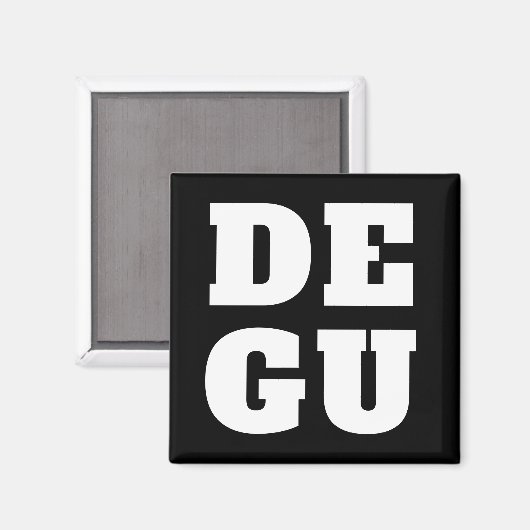 ⊿DEGU⊿ MAGNEET (Voorkant / Achterkant)