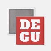 ⊿DEGU⊿ MAGNEET (Voorkant / Achterkant)