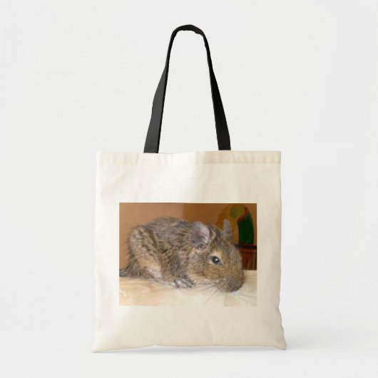 Degu relaxing Canvas tas (Voorkant)