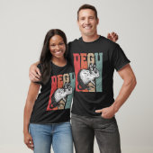 Degu  Retro Rodent Gift T-shirt (Unisex)