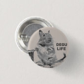 ⊿ DEGU. ⊿ RONDE BUTTON 3,2 CM (Voorkant /achterkant)