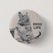 ⊿ DEGU. ⊿ RONDE BUTTON 3,2 CM (Voorkant)