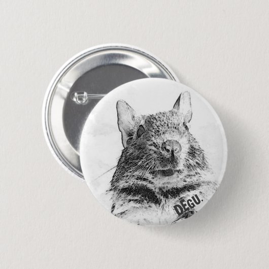 ☆DEGU.☆ RONDE BUTTON 5,7 CM (Voorkant /achterkant)
