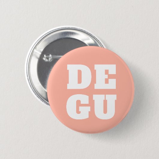 ▣ DEGU ▣ RONDE BUTTON 5,7 CM (Voorkant /achterkant)
