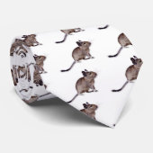 Degus is leuk!!! stropdas (Opgerold)