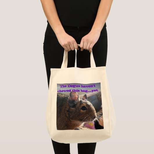 Degus kauwtas tote bag (Voorkant (product))