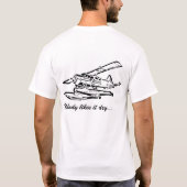 DeHavilan Beaver Floatplane T-shirt (Achterkant)