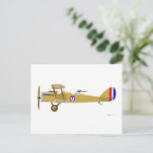 DeHavilland DH-4 Cat009M Briefkaart (Staand voorkant)