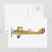 DeHavilland DH-4 Cat009M Briefkaart (Voorkant / Achterkant)