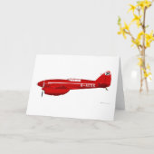 DeHavilland DH-88 komeet Kaart (Gele Bloem)