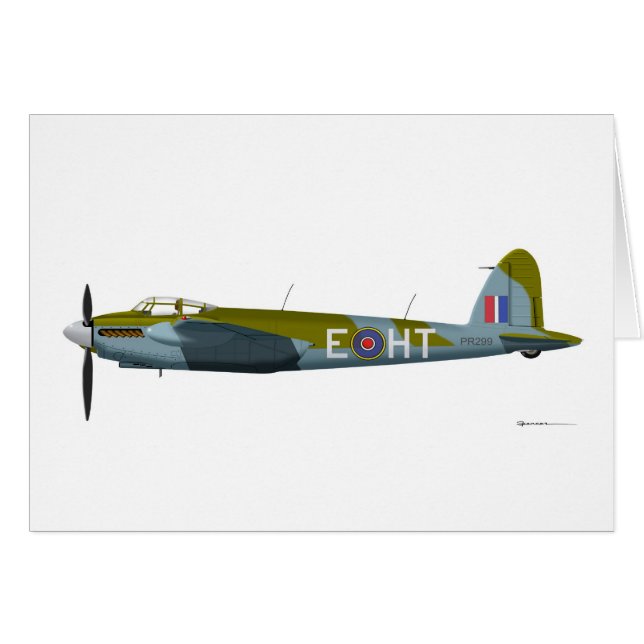 DeHavilland DH-98 Mosquito (Voorkant Horizontaal)