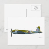 DeHavilland DH-98 Mosquito Briefkaart (Voorkant / Achterkant)
