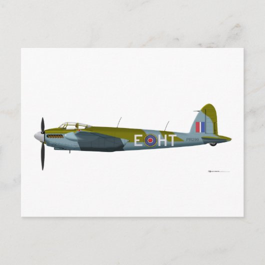 DeHavilland DH-98 Mosquito Briefkaart (Voorkant)