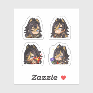 Dehya Genshin Impact 4 stickersheet Sticker