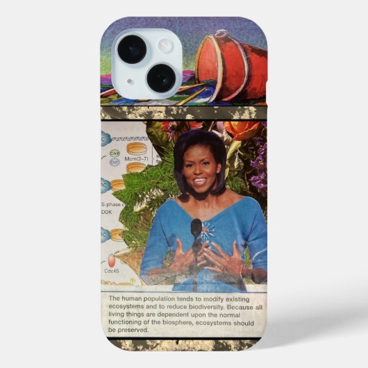 DEI Biodiversity Economics Quote Michelle Obama Case-Mate iPhone Case (Achterkant)