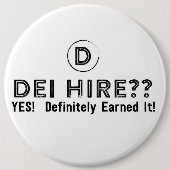 DEI Button B&W (Voorkant)