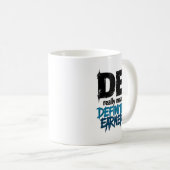 Dei Definitely Earned It Motivational  Koffiemok (Voorkant rechts)