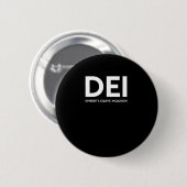 DEI Diversity Equity Inclusion-Sticker Ronde Button 5,7 Cm (Voorkant /achterkant)
