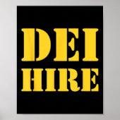 Dei Hire, Diversiteit, Equity, Inclusion, Anti Poster (Voorkant)