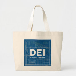 DEI Work Blueprint Technical Drawing Canvas tas