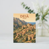 Deià dorp Spanje Briefkaart (Staand voorkant)