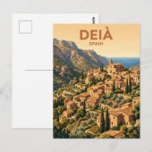 Deià dorp Spanje Briefkaart (Voorkant / Achterkant)