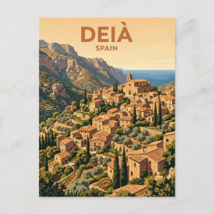 Deià dorp Spanje Briefkaart