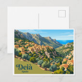 Deià Spanje Briefkaart (Voorkant / Achterkant)