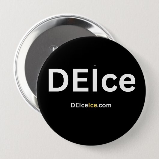 DEIce Ronde Button 4,0 Cm (Voorkant /achterkant)