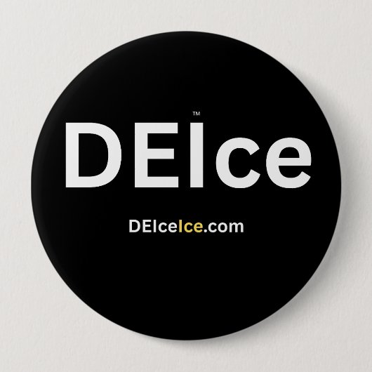 DEIce Ronde Button 4,0 Cm (Voorkant)