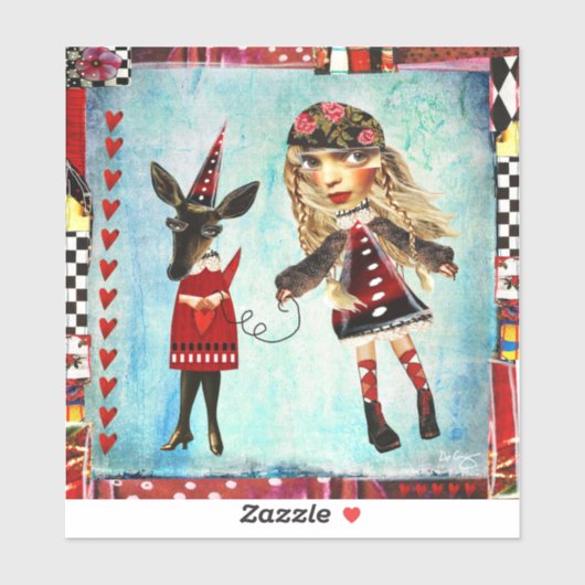 Deidre en haar Doe Art Stickers - Verschillende Ma (Vel)