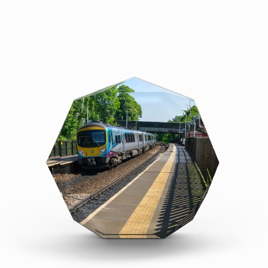 Deighton Railway Station, Huddersfield Fotoblokken (Voorkant)