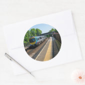 Deighton Railway Station, Huddersfield Ronde Sticker (Envelop)