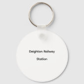 Deighton Railway Station, Huddersfield Sleutelhanger (Achterkant)