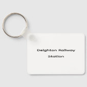 Deighton Railway Station, Huddersfield Sleutelhanger (Achterkant)