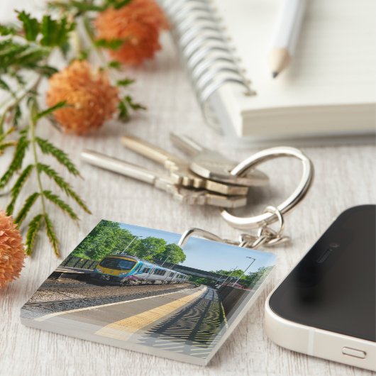 Deighton Railway Station, Huddersfield Sleutelhanger (Voorkant Rechts)