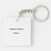 Deighton Railway Station, Huddersfield Sleutelhanger (Achterkant)