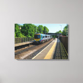 Deighton (Yorkshire) railway station, Huddersfield Canvas Afdruk (Voorkant)