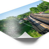 Deighton (Yorkshire) railwaystation, Huddersfield Foto Afdruk (Hoek)