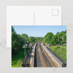 Deighton (Yorkshire) spoorwegstation, Huddersfield Briefkaart