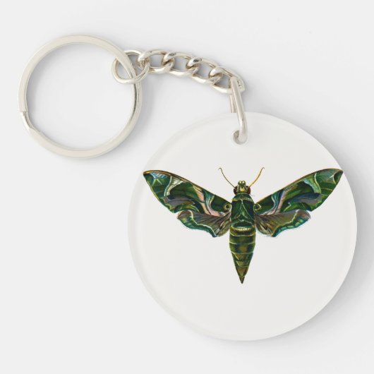 Deilephila Nerii - Oleander Hawk-Moth Sleutelhanger (Voorkant)