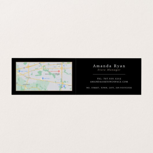 Deimos, maan van Mars, astronoom, astronomiewinkel Visitekaartje (Binnenkant ongevouwen)