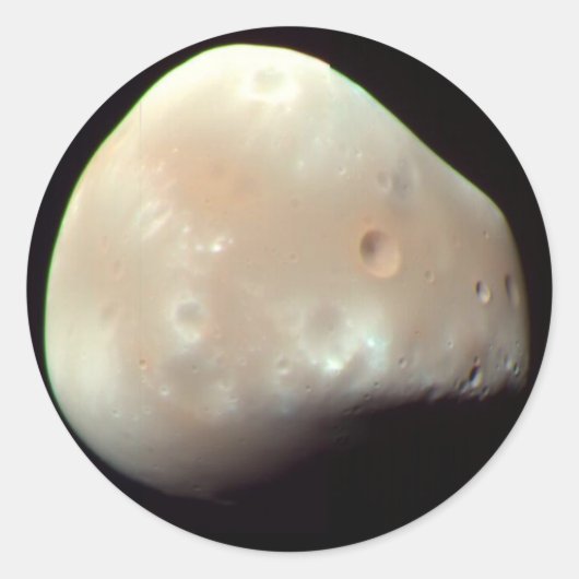 Deimos Ronde Sticker (Voorkant)
