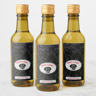  Dein Bild Mastiff Bulldog Logo Wein Etiketten 