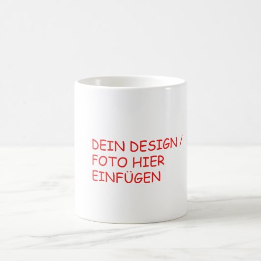 DEIN DESIGN / FOTO TASSE PERSONALISIERT KOFFIEMOK (Center)